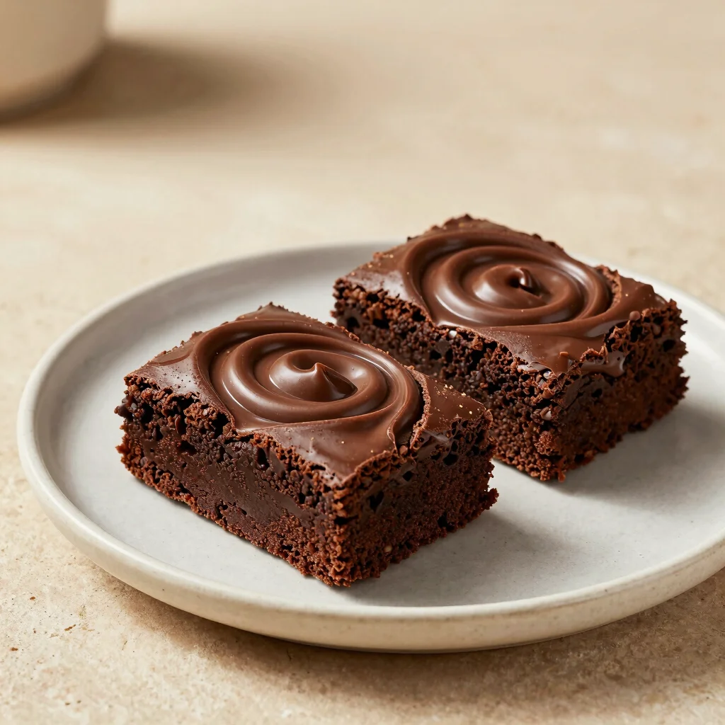 Nutella Sea Salt Brownie Squares